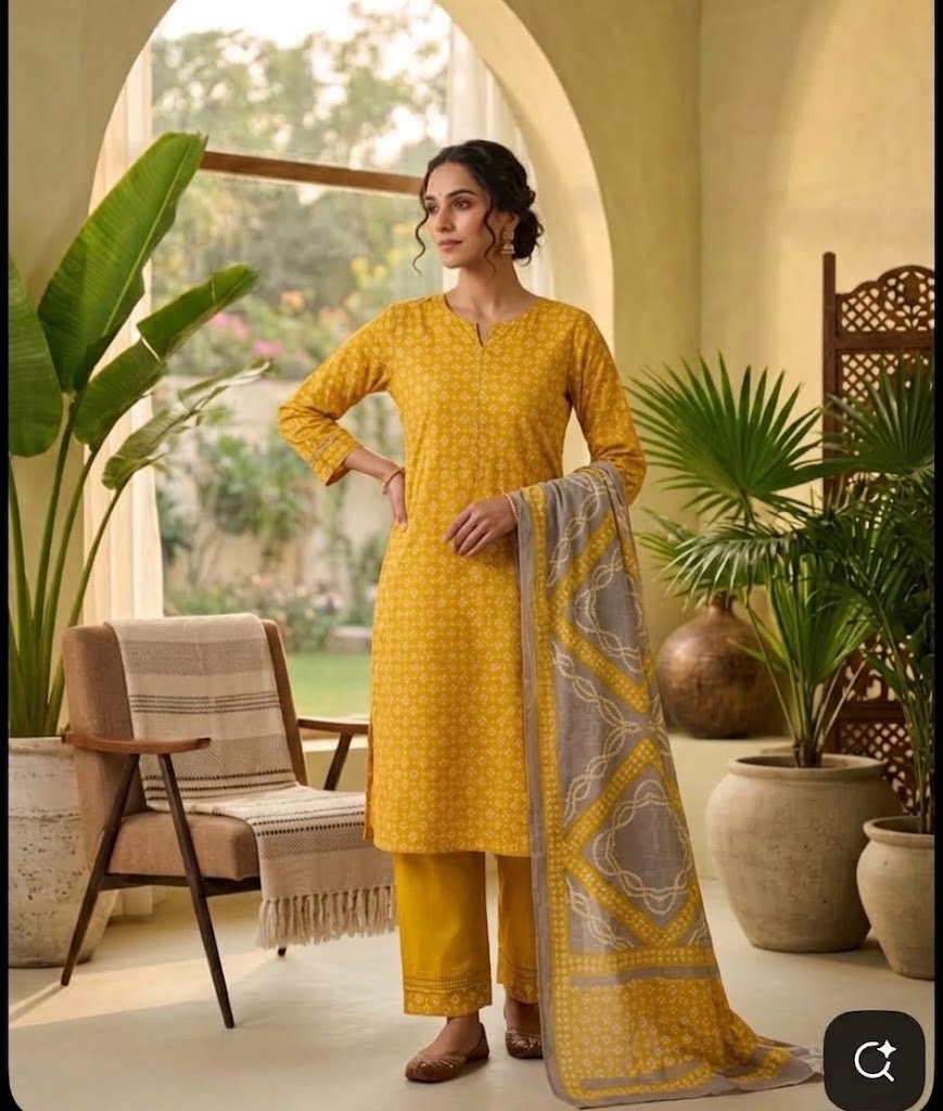 Nishat — Yellow — Unstitched · 3-Piece · Khaddar