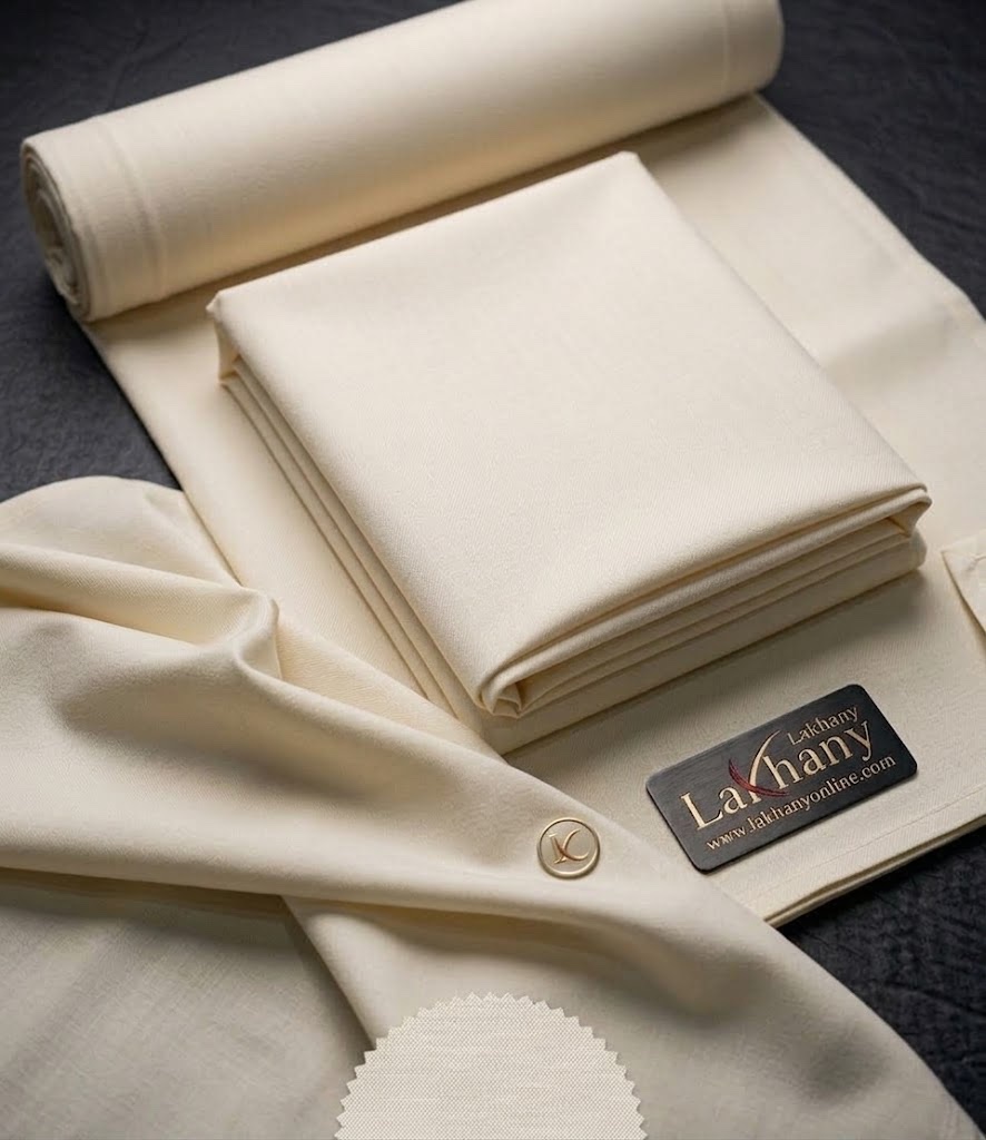Lakhany - offwhite — Unstitched · Wash & Wear