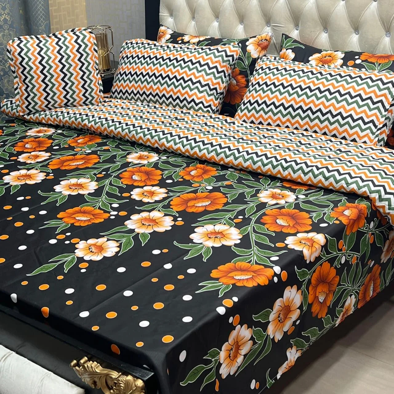 Black Bed Sheets — Bed Sheets · King · Pure Cotton